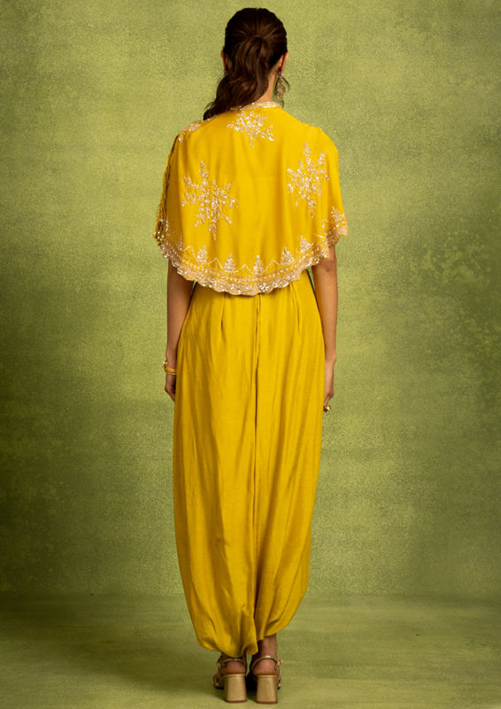 Twamev Women Emerald Ensemble Indo Western