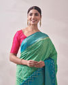 Mohey Women Light Green Booti Work Saree
