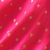 Rani Pink Patterned Saree