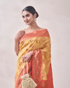 Sunset Yellow Zari Weaved Saree image number 0