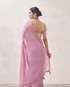 alt message - Mohey Women Classy Purple Patterned Saree image number 2