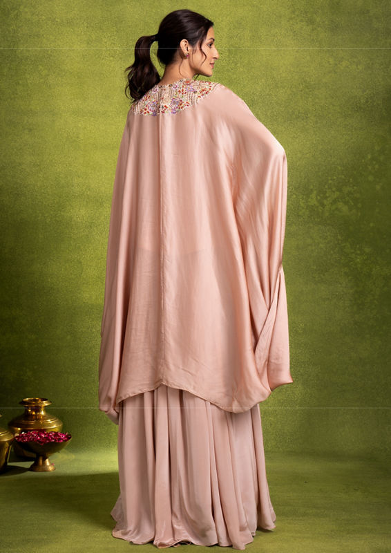 Twamev Women Peach Radiance Indo Western