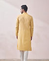 Manyavar Men Classy Yellow Kurta Set