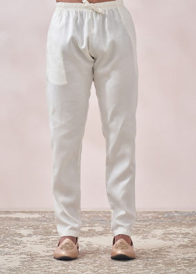 Off White Kurta Set image number 3