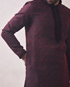 Classy Maroon Kurta Set image number 2