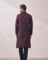 Manyavar Men Classy Maroon Kurta Set