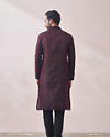 Classy Maroon Kurta Set image number 4