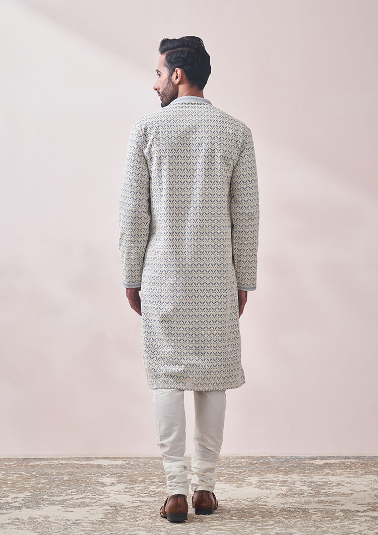 Twamev Men Luxe Cream Kurta Set