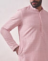 Manyavar Men Rani Pink Kurta Set