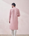 Manyavar Men Rani Pink Kurta Set