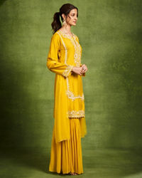 Twamev Women Emerald Elegance Stitched Suit