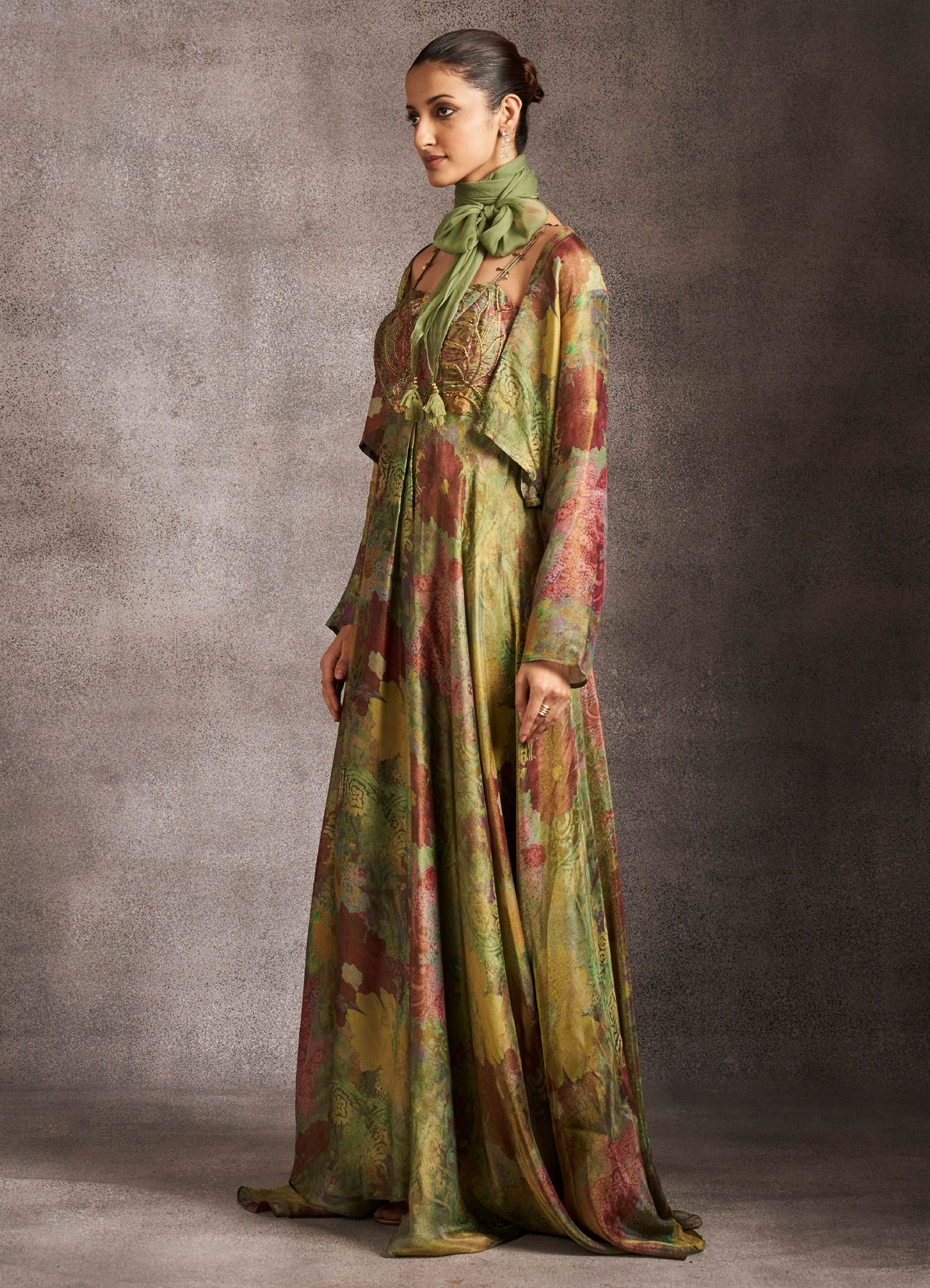 green emerald velvet dress Bolero dress  Bella The Shop