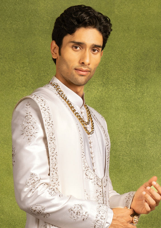 Twamev Men Regal Cream Delight Sherwani