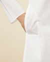 White Solid Kurta Set image number 3