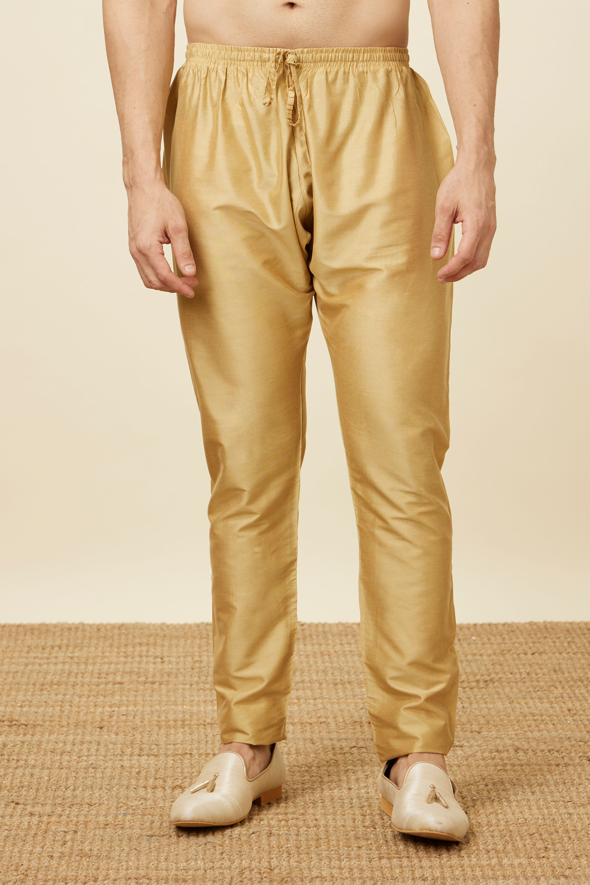 Manyavar Men Beige Colour Pant