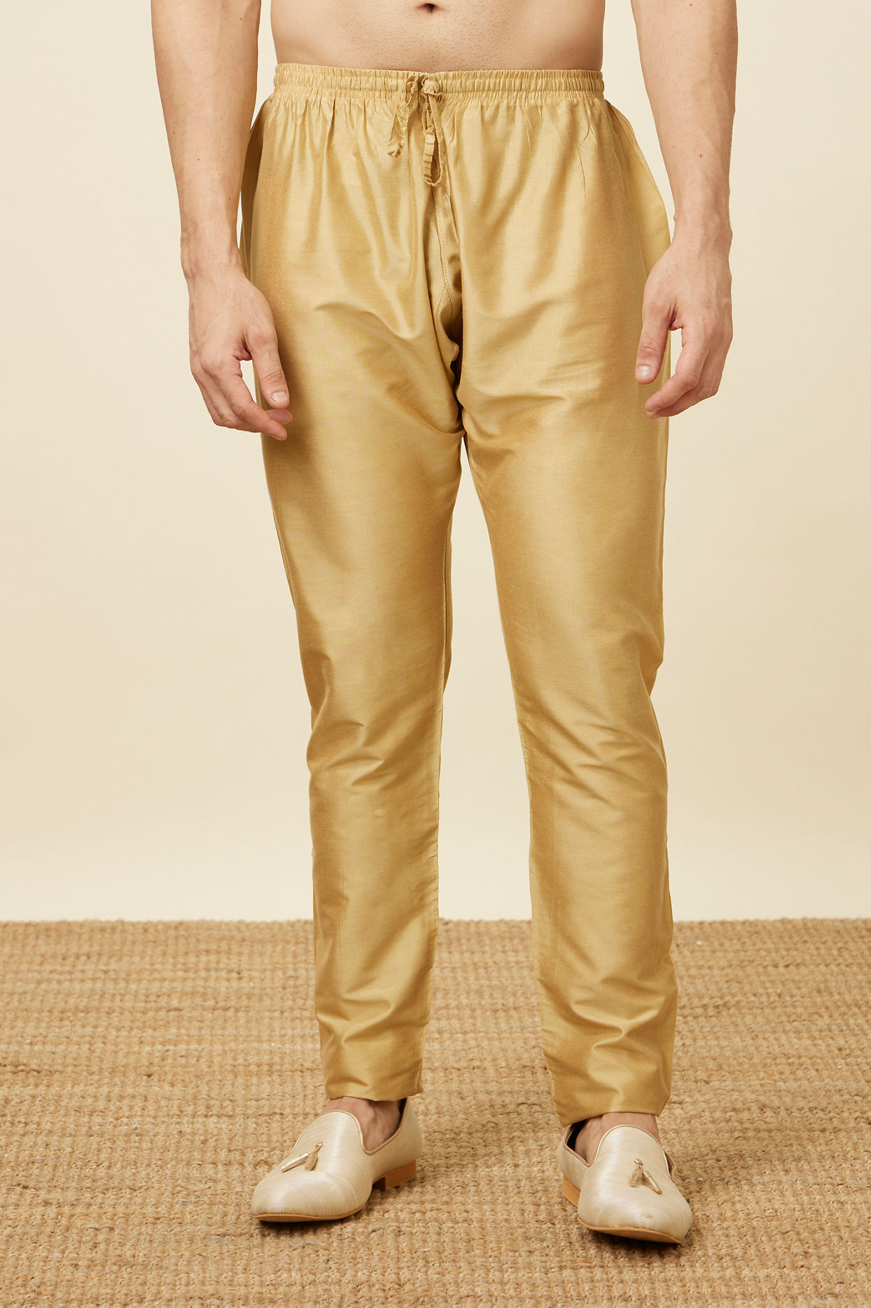 Manyavar Men Beige Colour Pant
