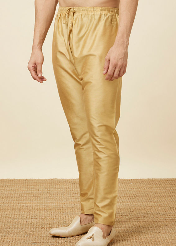 Manyavar Men Beige Colour Pant