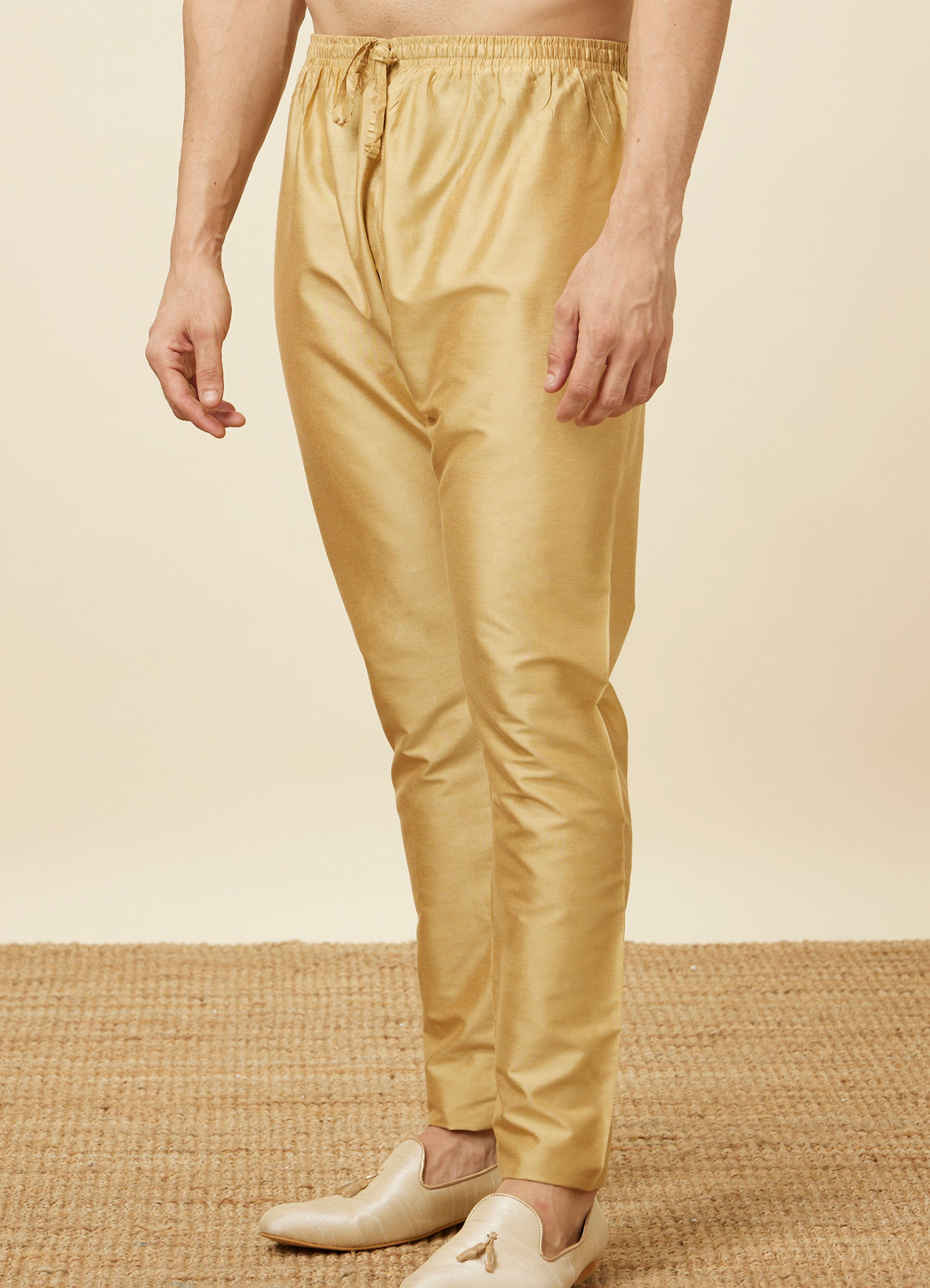 Manyavar Men Beige Colour Pant