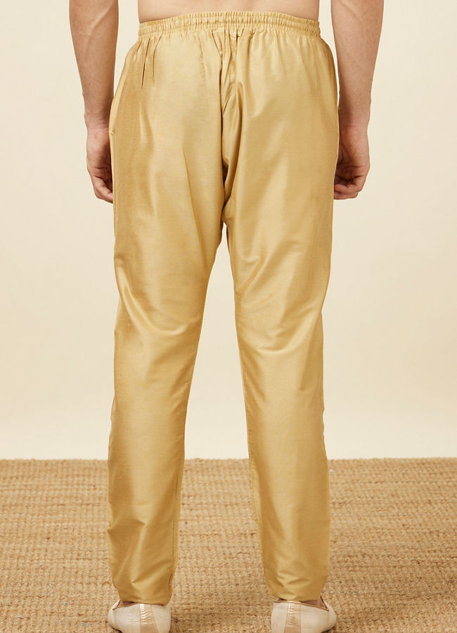 Manyavar Men Beige Colour Pant