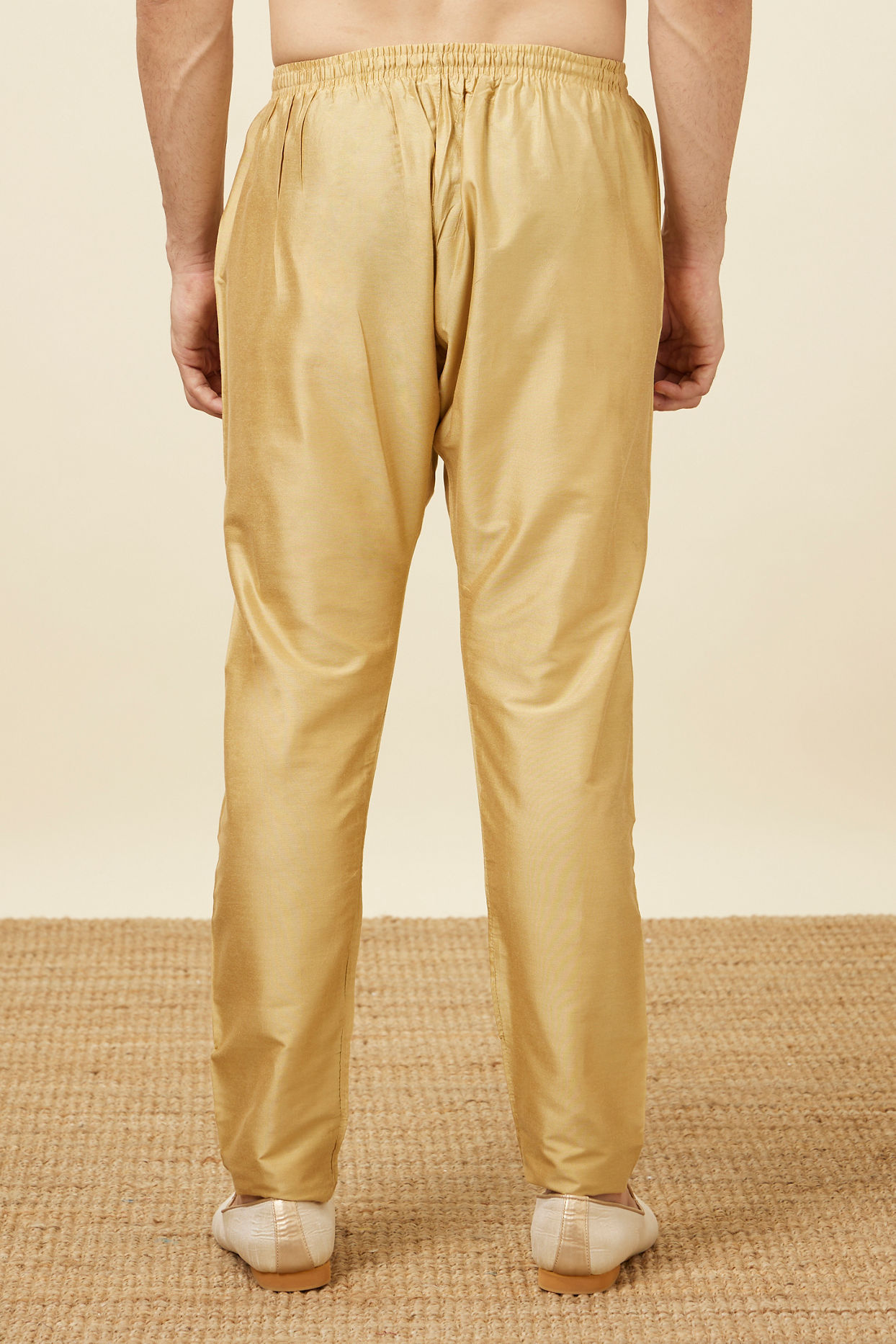Manyavar Men Beige Colour Pant