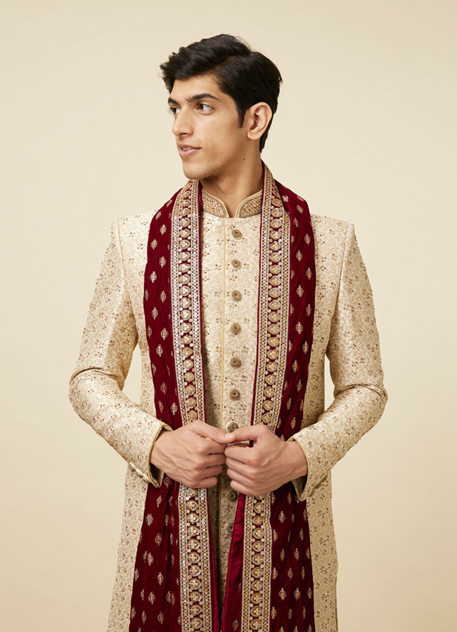 Sherwani for Men - Buy Sophisticated Black Sherwani Set Online @Manyavar