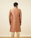 alt message - Manyavar Men Playful Pink Sherwani Set image number 5