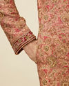 Manyavar Men Playful Pink Sherwani Set