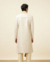 Manyavar Men Sober Biscuit Color Sherwani Suit