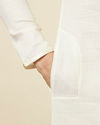 Manyavar Men Salt White Solid Kurta Set