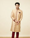 alt message - Manyavar Men Royal Silk Indian Sherwani image number 3