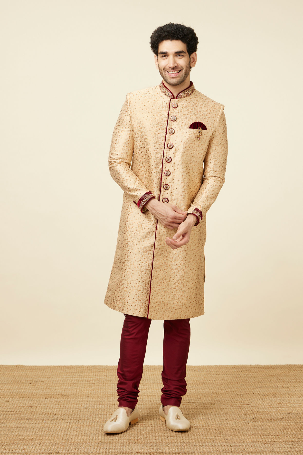 Royal Silk Indian Sherwani image number 3