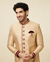 alt message - Manyavar Men Royal Silk Indian Sherwani image number 0