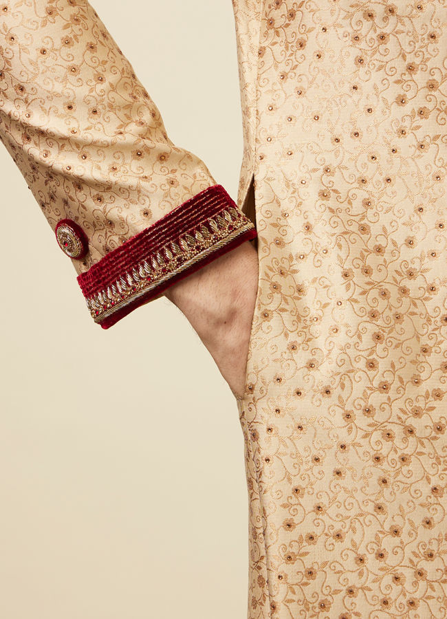 Manyavar Men Royal Silk Indian Sherwani