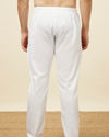 Manyavar Men Cotton Pencil Fit Pant