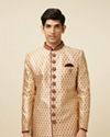 Plush Biscuit Color Sherwani
