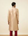Manyavar Men Plush Biscuit Color Sherwani