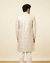 Manyavar Men Plush Cream Color Sherwani Set