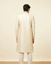 alt message - Manyavar Men Princely Cream Sherwani image number 5