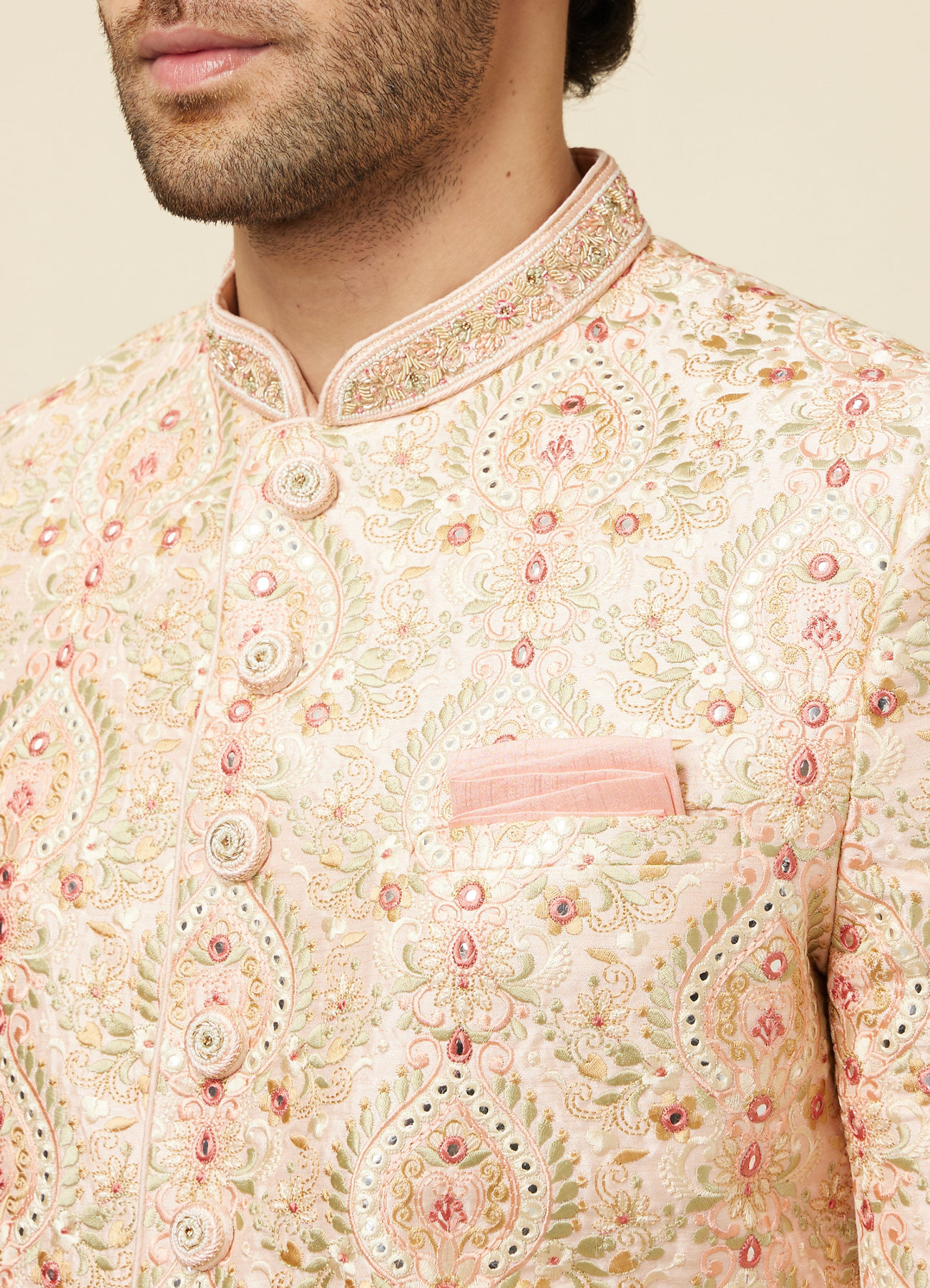 Manyavar Men Regal Rani Sherwani Set