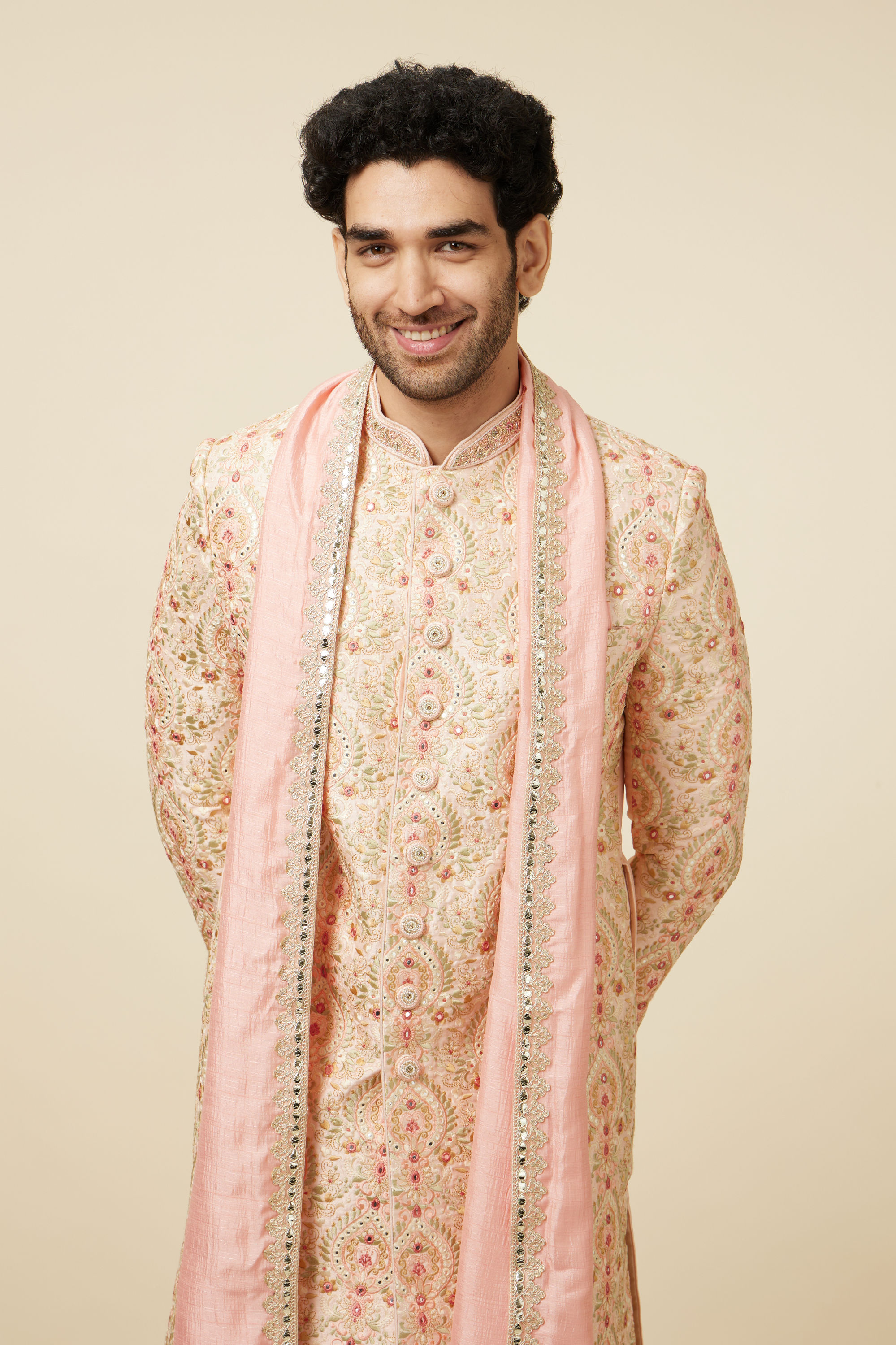 Manyavar Men Regal Rani Sherwani Set