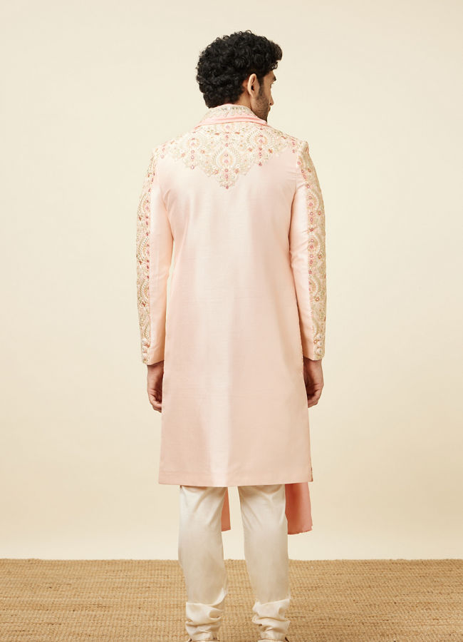 alt message - Manyavar Men Regal Rani Sherwani Set image number 4