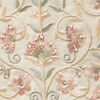 Pearled Ivory White Floral Patterned Jacket Set