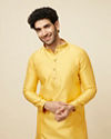 Vibrant Yellow Kurta Pajama image number 0