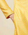 Vibrant Yellow Kurta Pajama image number 3