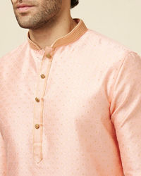 Manyavar Men Vibrant Rani Pink Kurta Pajama