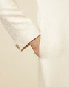 Manyavar Men Light Cream Self Design Sherwani