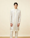 Manyavar Men Lilac Indo Western Set