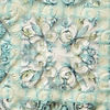 Fair Aqua Blue Moroccan Printed Jacket