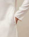 Manyavar Men Pristine White Bandhgala Style Kurta Set