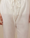 Manyavar Men Pristine White Bandhgala Style Kurta Set